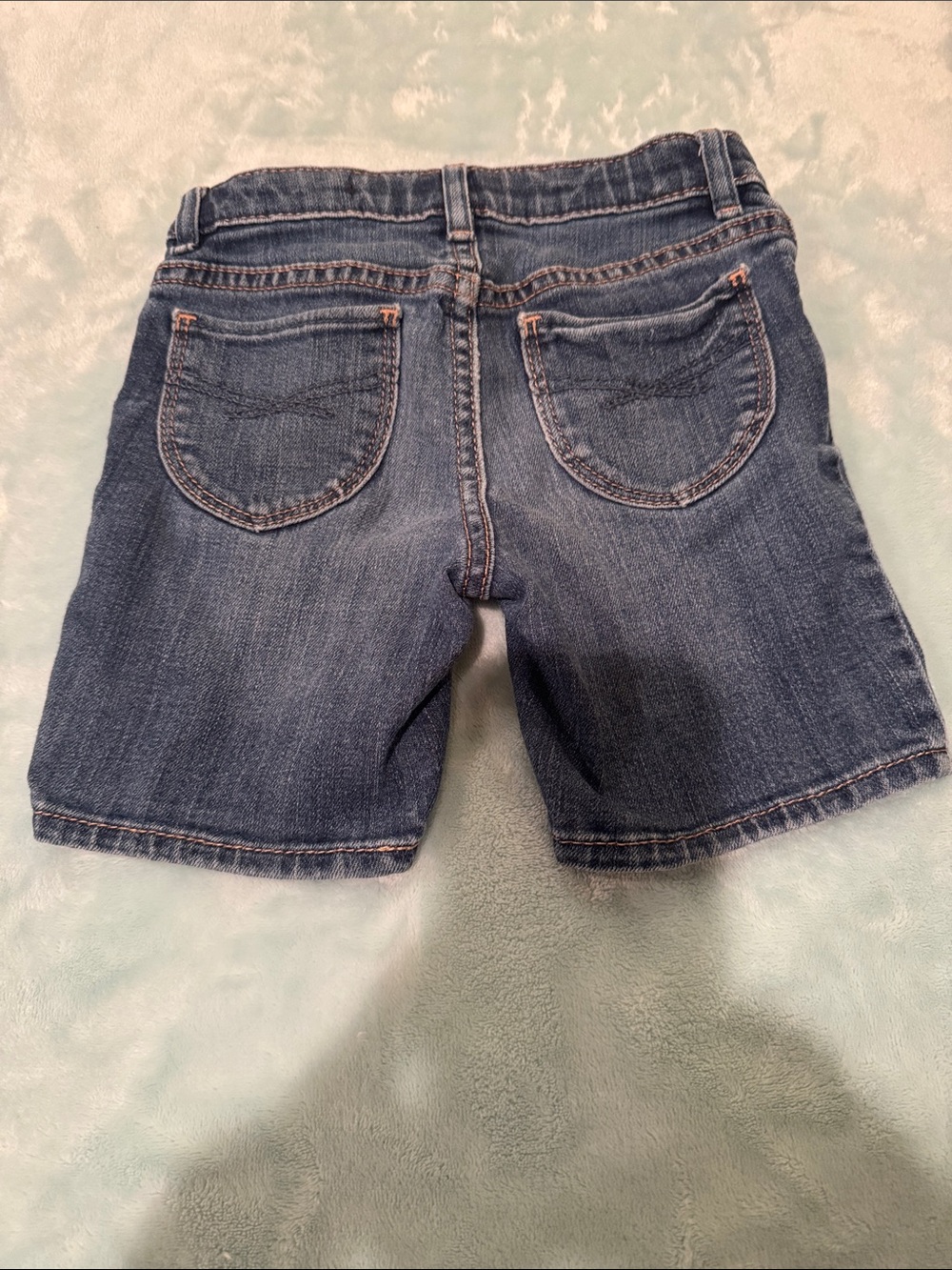 GAP Blue Denim Girls/Boys Kids Shorts - Picture 3 of 3
